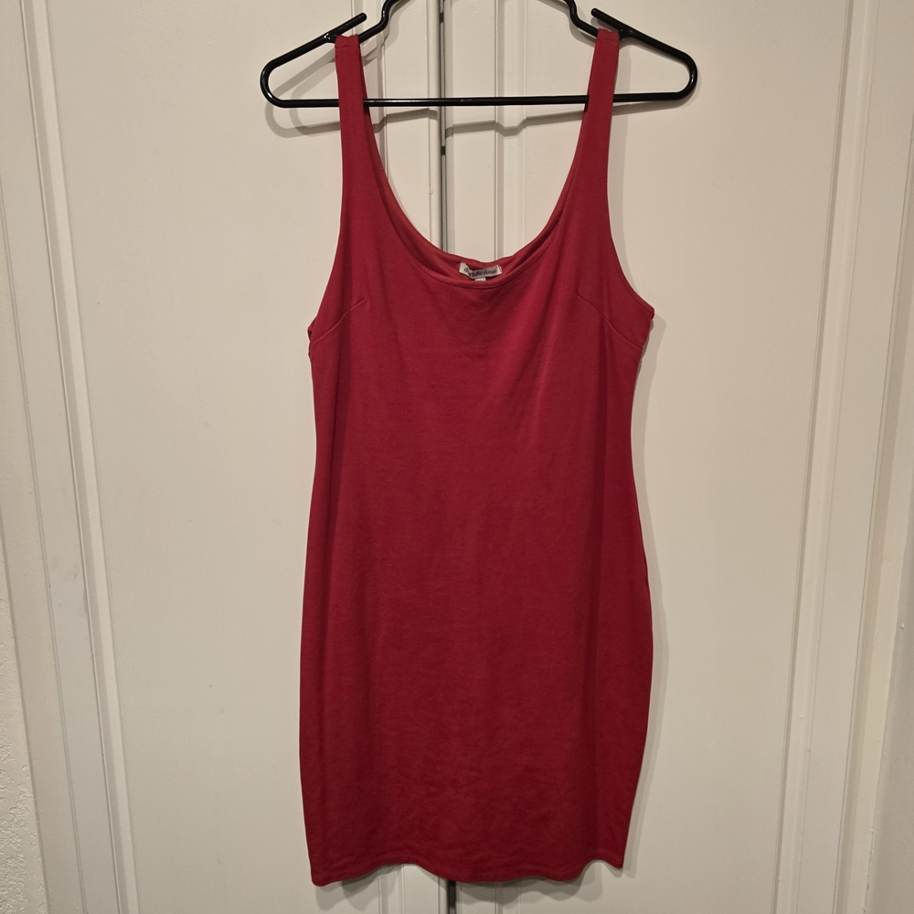 Red Sleeveless Dress